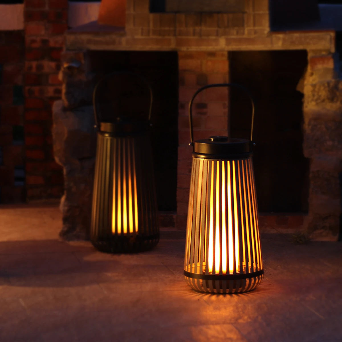 Sunna Solar Flame Lantern 26"