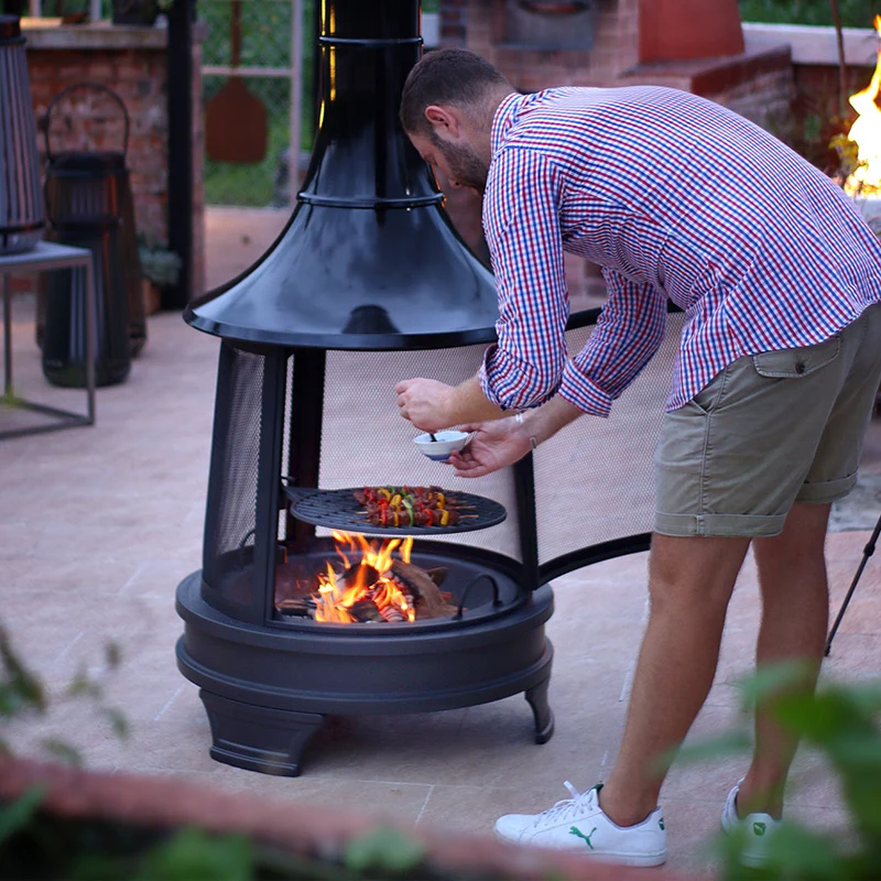 Grilling with Firepit